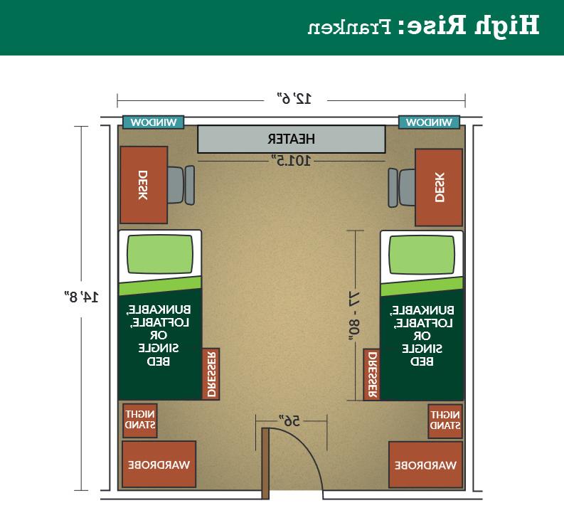 Franken Hall floor plan