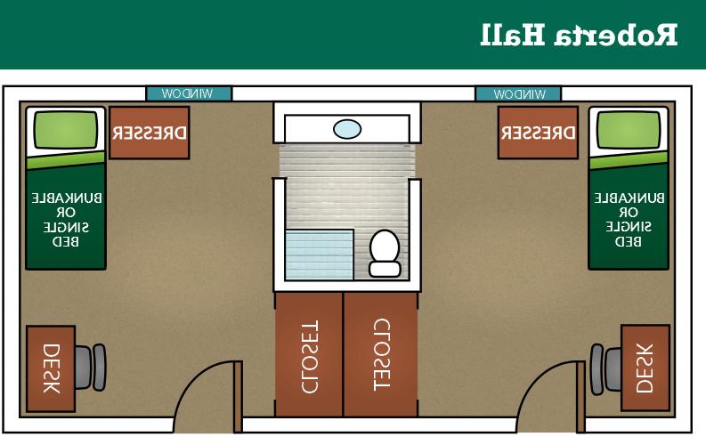 Roberta Hall floor plan